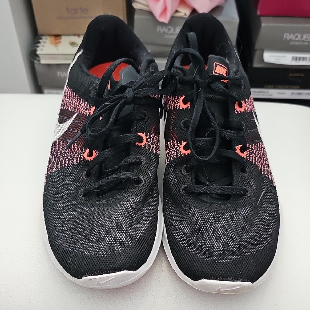 Nike Black and Pink‎ Athletic Shoes with Breathable Mesh